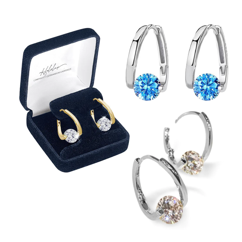 š„LAST DAY SALE-80% OFF)Histone Lymphatic MagneTherapy Germanium Earrings