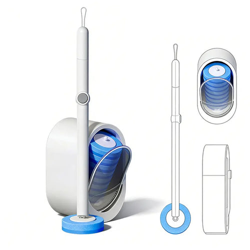 Toilet Scrubber Kit 🧼✨ Self-Cleaning Disposable Pads – No Mess, No Odor
