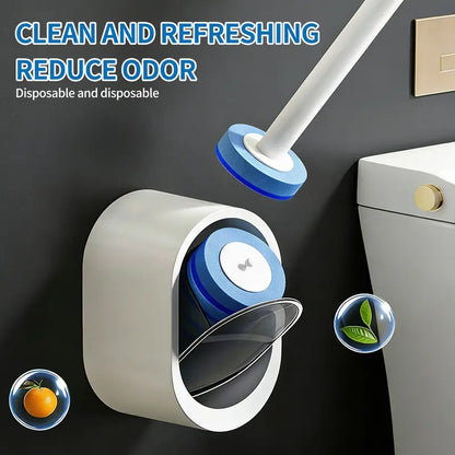 Toilet Scrubber Kit 🧼✨ Self-Cleaning Disposable Pads – No Mess, No Odor