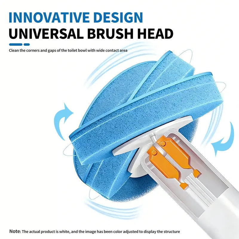 Toilet Scrubber Kit 🧼✨ Self-Cleaning Disposable Pads – No Mess, No Odor