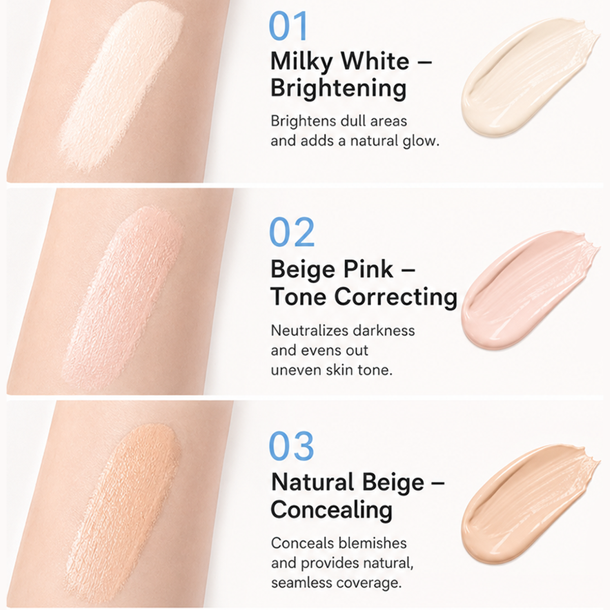Dual-effect Concealer & Foundation Eye Concealer