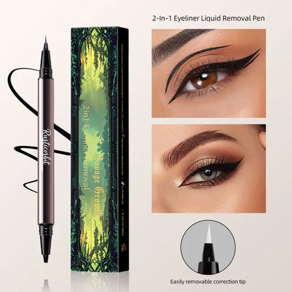 24H Waterproof Dual-Ended Liquid Eyeliner 💦 Smooth & Lightweight