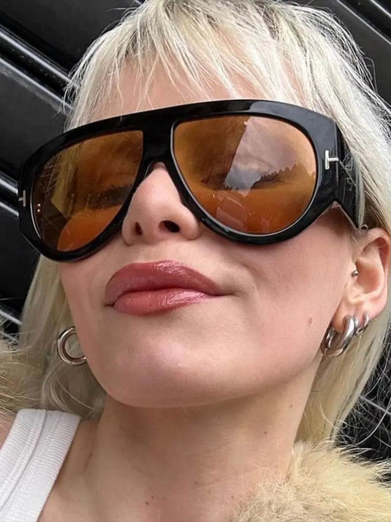 Unisex Retro Oversized Aviator Shades