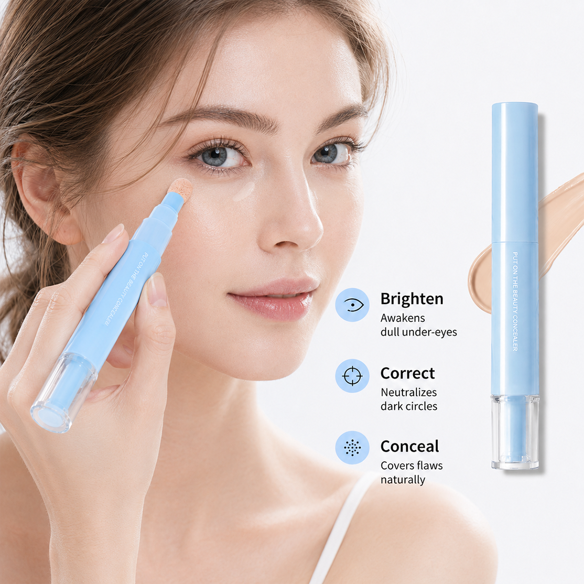 Dual-effect Concealer & Foundation Eye Concealer