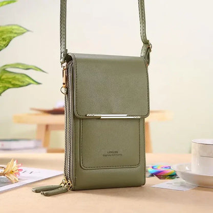 🔥Final 3 Hours: 60% OFF LOVILDS™2026 Trendy Minimalist Elegant Women's Touchscreen Crossbody Phone Wallet