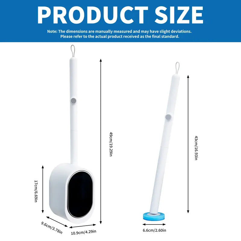 Toilet Scrubber Kit 🧼✨ Self-Cleaning Disposable Pads – No Mess, No Odor