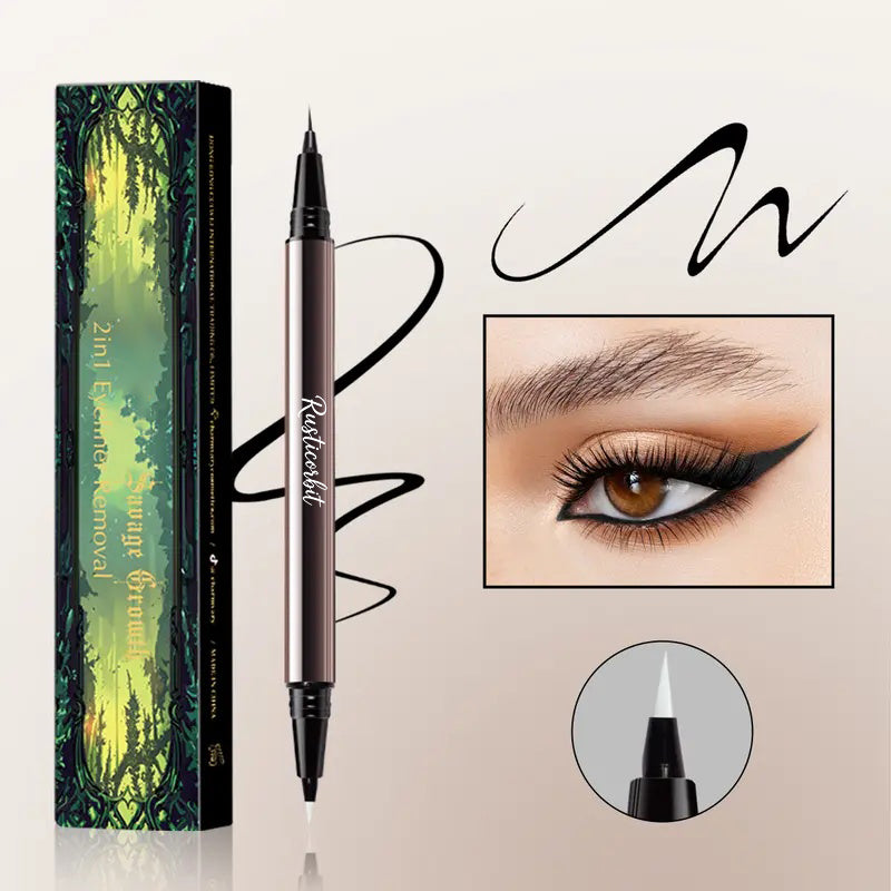24H Waterproof Dual-Ended Liquid Eyeliner 💦 Smooth & Lightweight