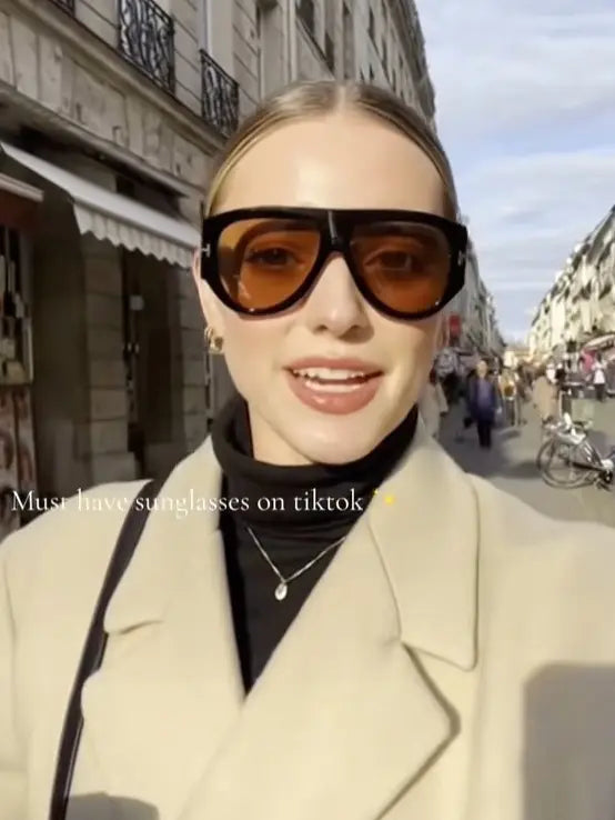 Unisex Retro Oversized Aviator Shades