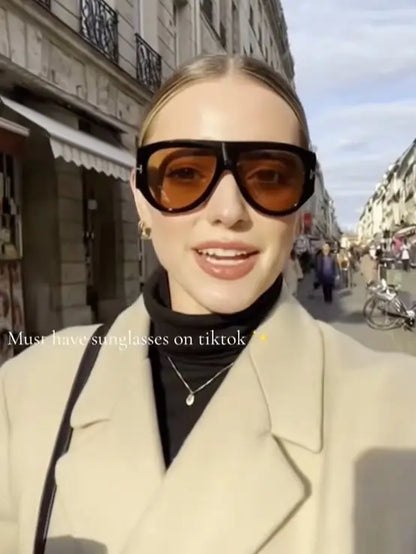 Unisex Retro Oversized Aviator Shades