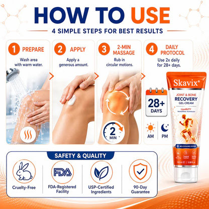 ⚕️Skavix Professional Joint & Bone Recovery Cream👨‍⚕️ Harnessing Nano-Peptide Tech to Heal Bones and Relieve Pain.