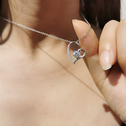 To My Daughter, I Will Always Love You(Forever Love Necklace)